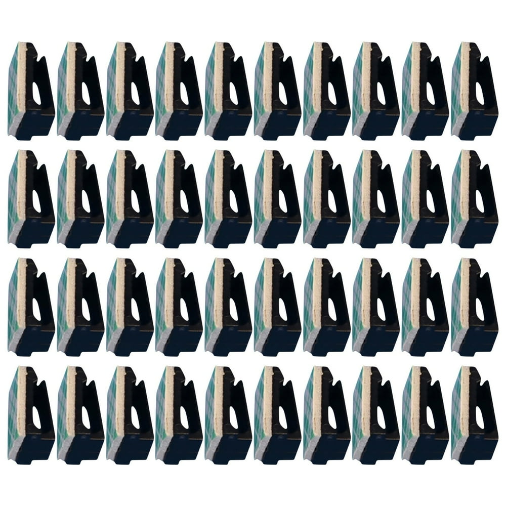 Adhesive Cord Clip Anchor Pads 40-Pack, Self-Stick Wire Routing Mounts, Black  product photo