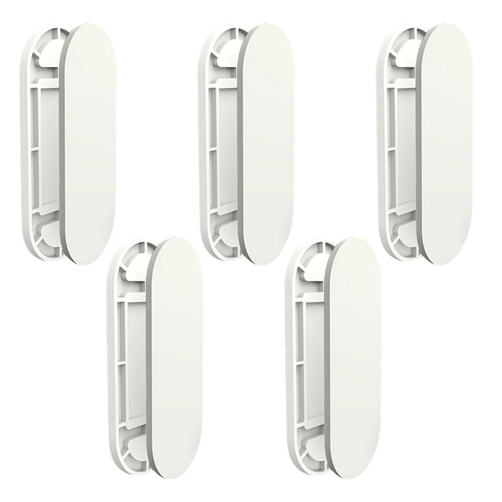 Adhesive Power Strip Holder, 5-Pack Self-Stick Wall and Desk Surge Mount, White  product photo