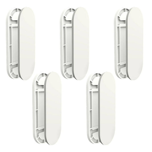 Adhesive Power Strip Holder, 5-Pack Self-Stick Wall and Desk Surge Mount, White  product photo