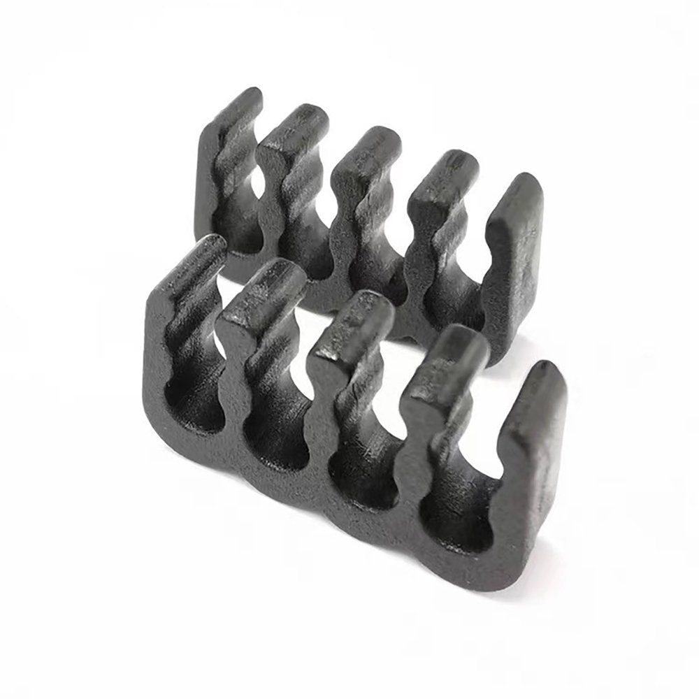 Cable Comb Wire Dresser Set, 24-Slot PC Sleeving Cord Organizer Combs, Black  product photo