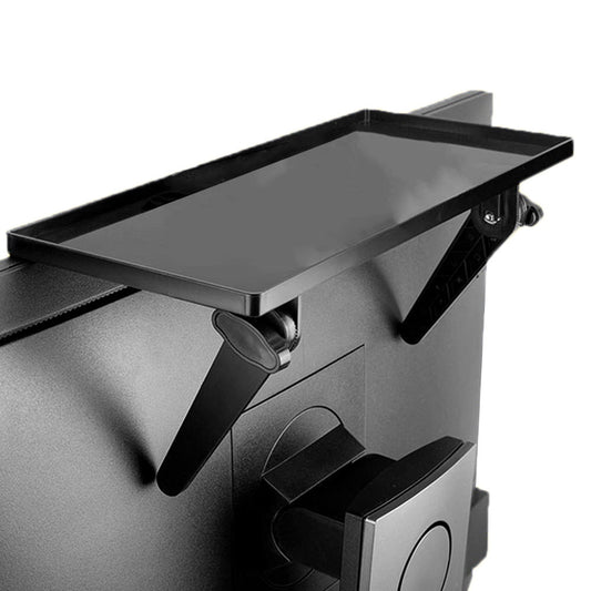Clamp-On Monitor Shelf, Screen-Top Storage Display Caddy Organizer, Black  product photo