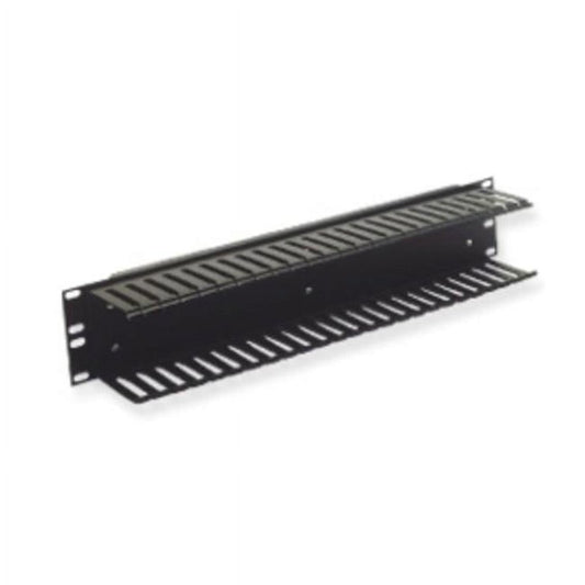 Finger Wiring Duct, 3-Pack Slotted Cable Trunking with Cover, 16-Inch Panel Wire Channel, Black  product photo