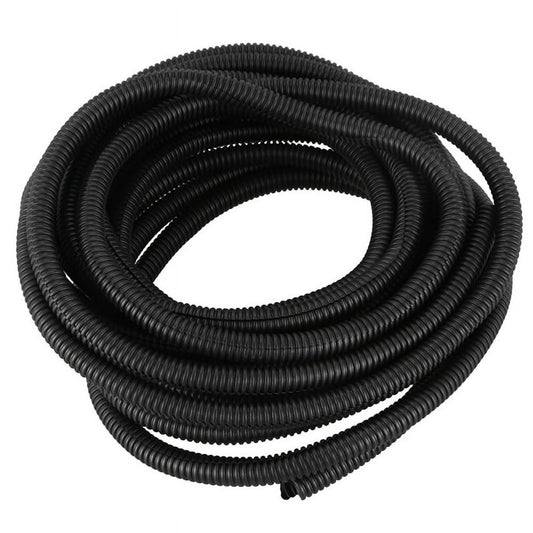 Split Cable Sleeve Wrap, 25-Feet 1/2-Inch Flexible Wire Loom Tubing, Black  product photo